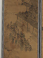 Scenes from the cycle of life, Ten-panel screen; ink an color on paper, Korea